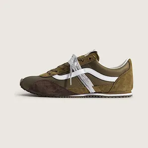Vans Premium Super Lowpro Trainer “Olive Green White” (VN000EHQOLV)