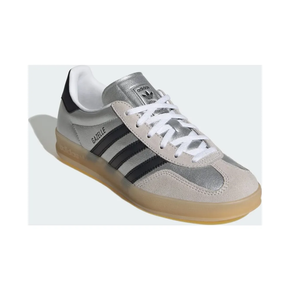 Adidas Gazelle Indoor Grey One / Core Black / Silver Metallic (HP7215)