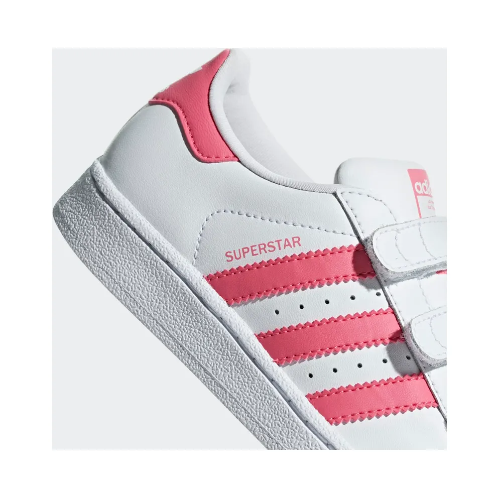 Adidas Superstar CF C ‘White Pink’ Cloud White/Real Pink/Real Pink (CG6621)