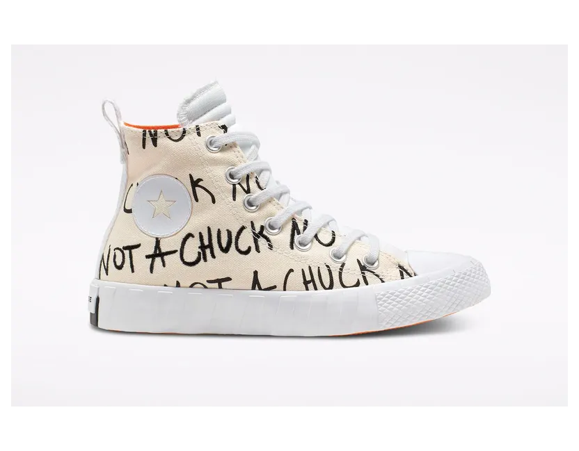 Converse UNT1TL3D High Top Egret/wit/bold Mandarin (266515C)