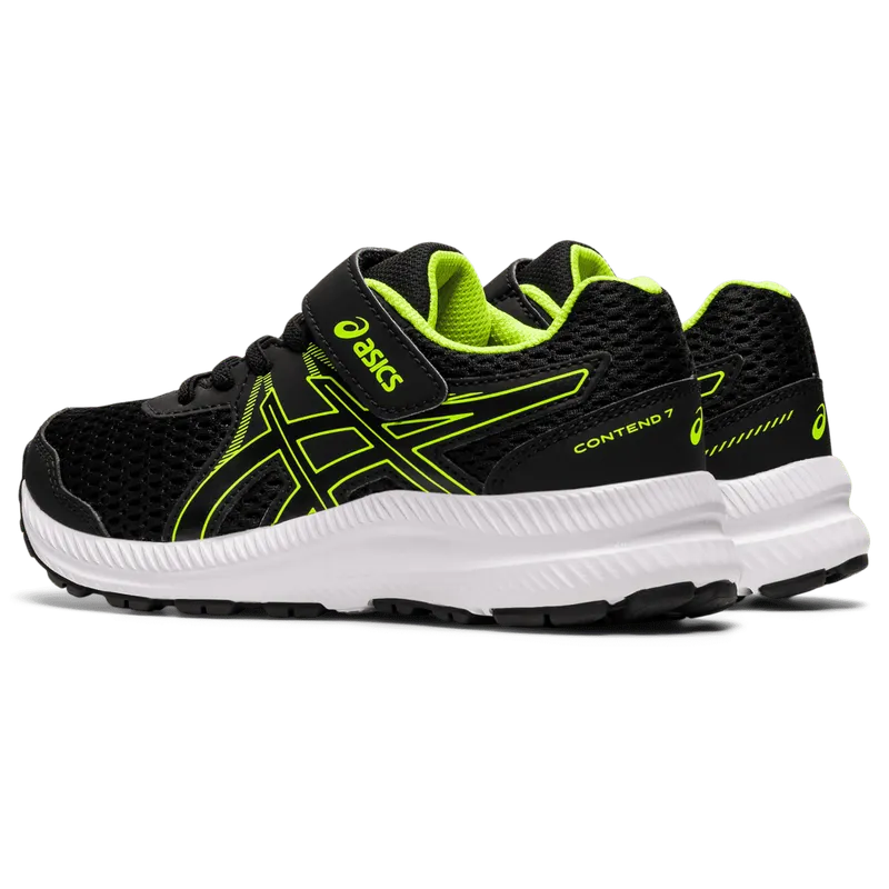Asics CONTEND™ 7 PS Black/Hazard Green (1014A194.005)