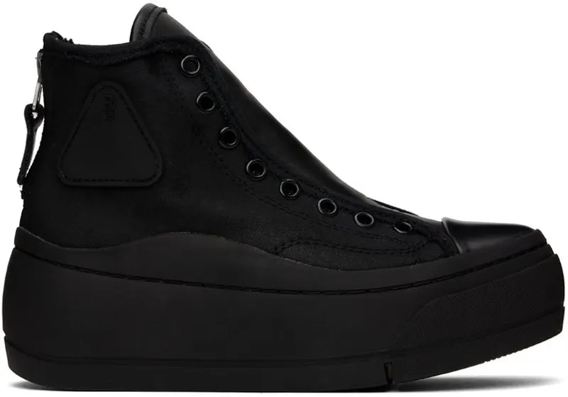 R13 Black Lace Free Kurt High-Top Bkmrb (R13S5032-001)