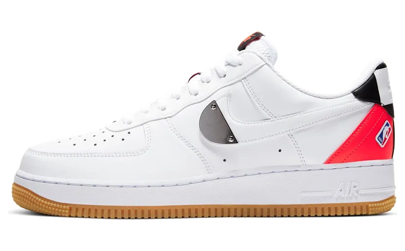 Nike Air Force 1 Low NBA Pack White Bright Crimson (CT2298-101)
