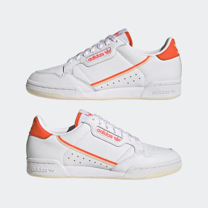 Adidas Continental 80 Cloud White / Beam Orange / Bliss Orange (GX4460)
