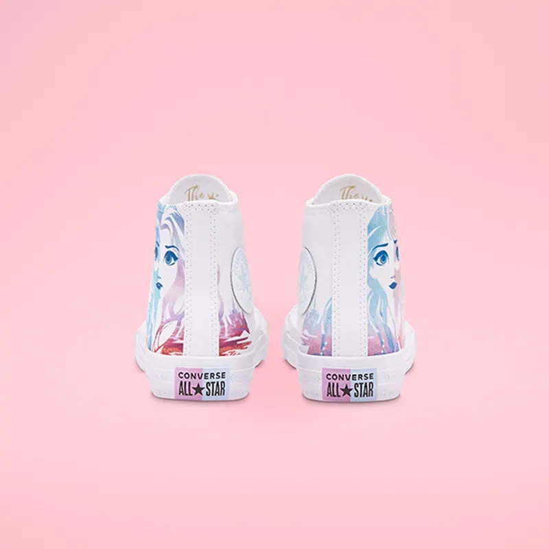 Converse Chuck Taylor All-Star Hi Frozen 2 White (PS) White/Multi-White (367353F)