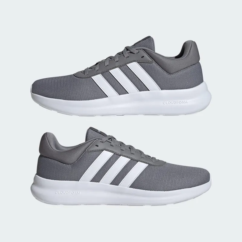 Adidas Lite Racer 4.0 Grey Three / Cloud White / Cloud White (IE6134)