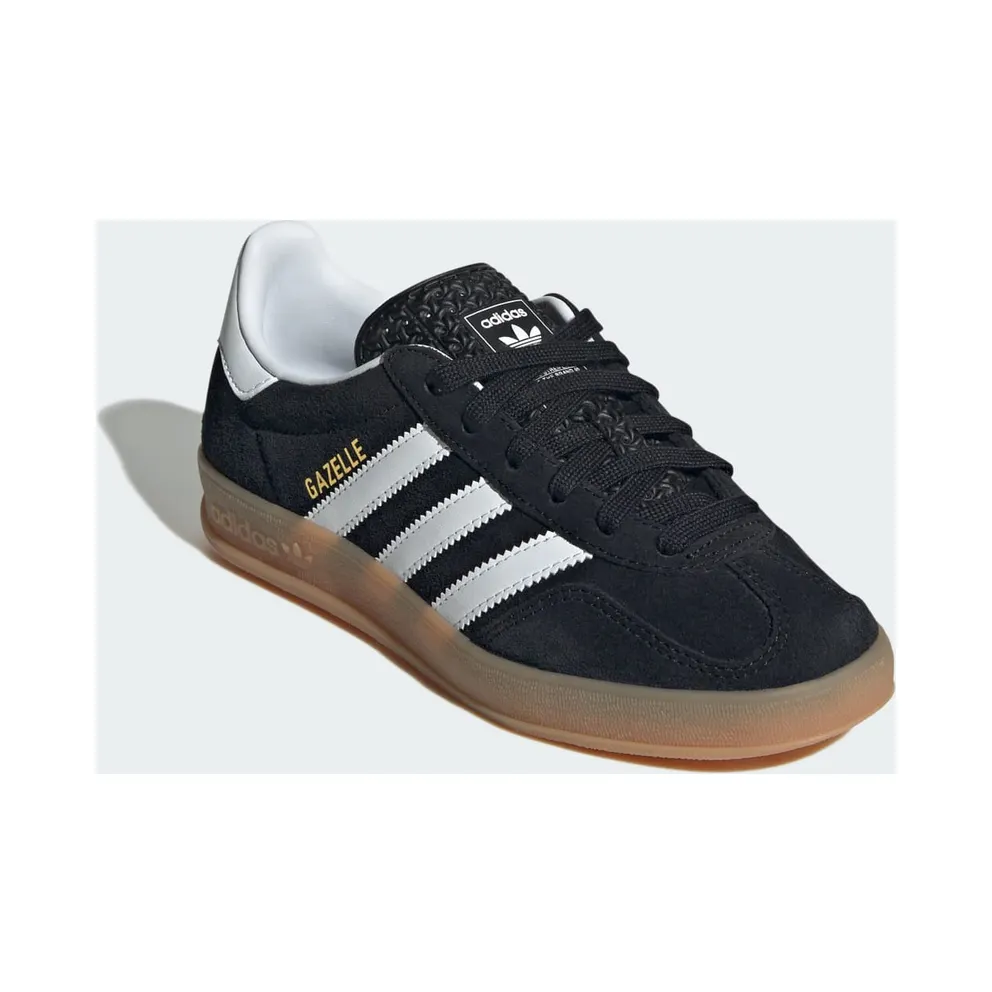 Adidas Gazelle Indoor Kids Core Black / Cloud White / Gum (JQ8701)