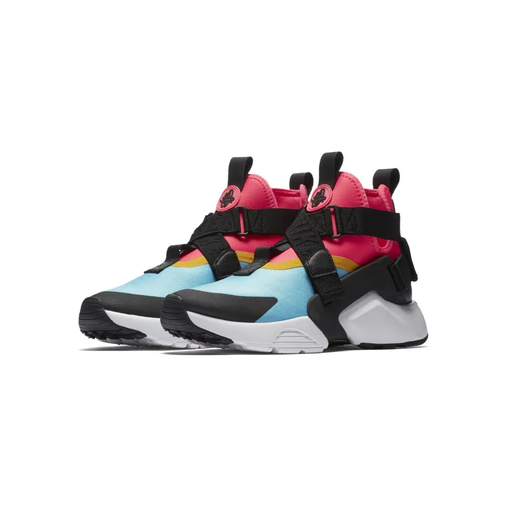 Nike Air Huarache City Multi-Color (W) Bleached Aqua/Black-Racer Pink (AH6787-400)