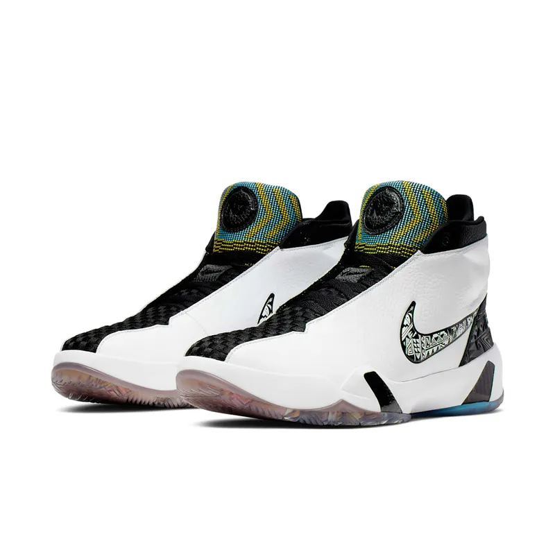 Nike Zoom Heritage N7 (2019) White/Black-Turquoise-Maize (CI1683-100)