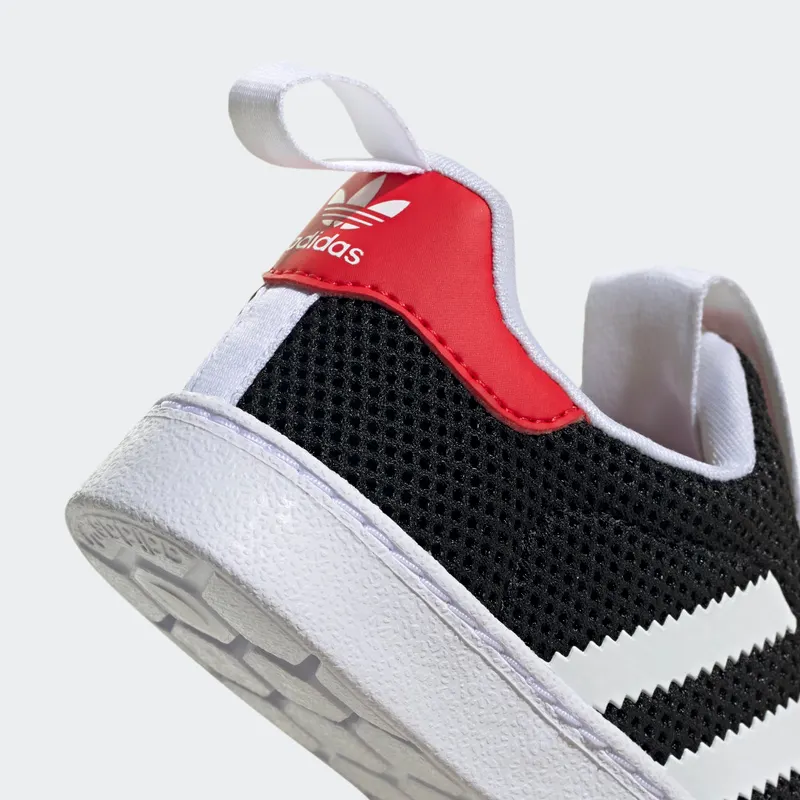 Adidas Superstar 360 Core Black / Cloud White / Vivid Red (GZ5035)