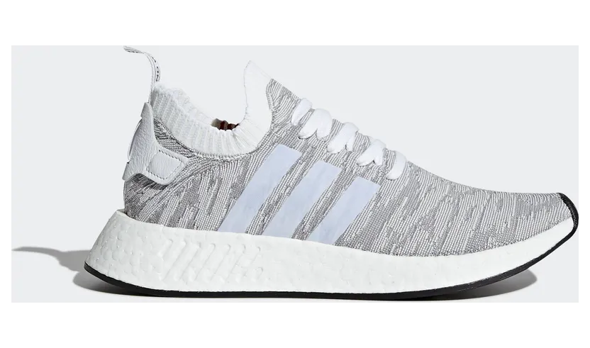adidas NMD R2 Primeknit White Black