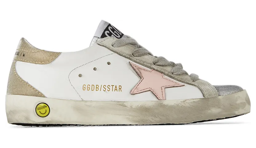 Golden Goose Kids White Super-Star Classic Spur Sneakers (GYF00102.F002020.81294)