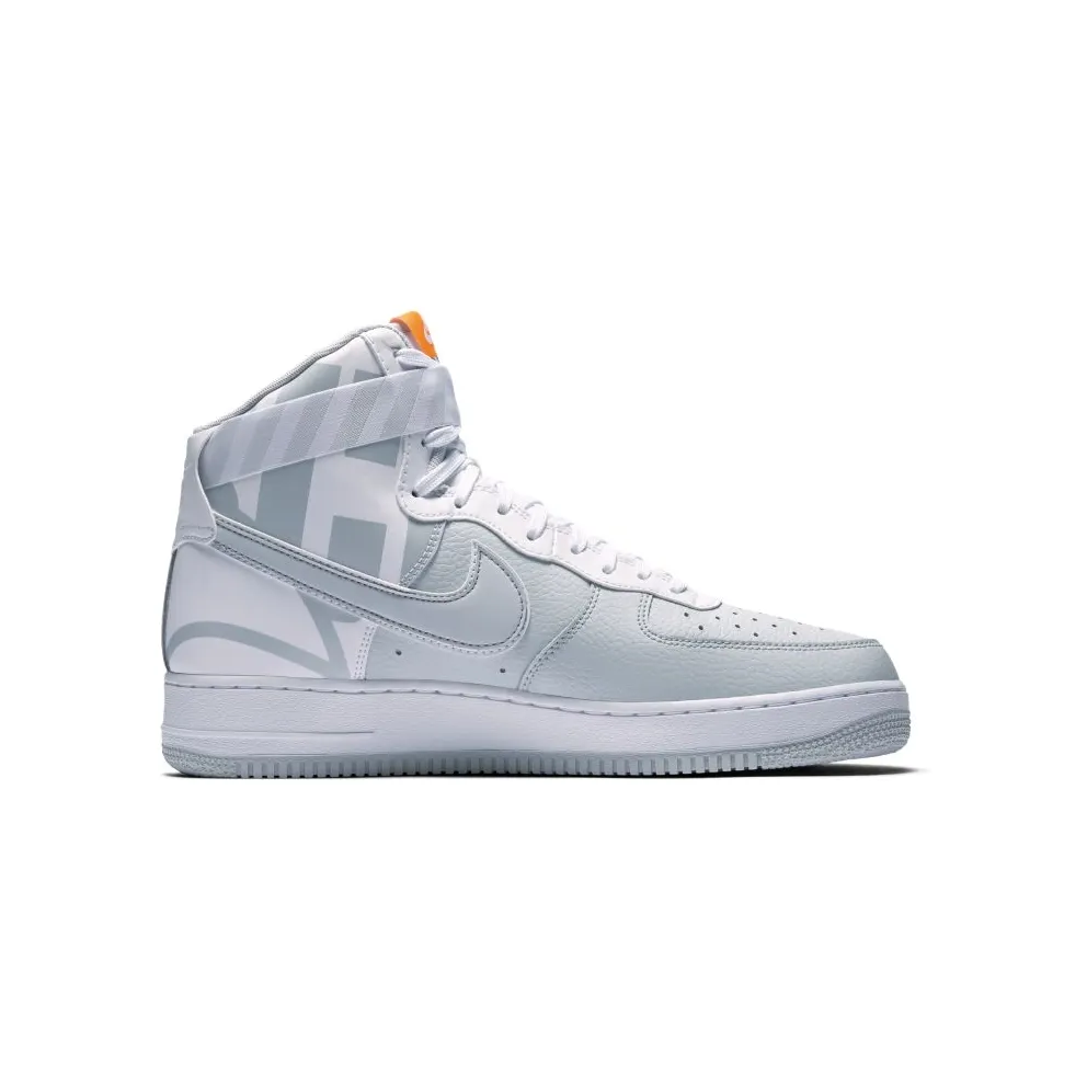 Nike Air Force 1 High Force Logo Pure Platinum Pure Platinum/Pure Platinum (806403-012)