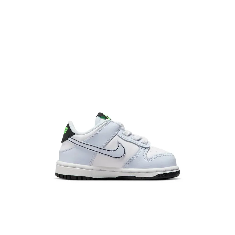 Nike Dunk Low White Football Grey Green Strike Black (FB9107-107)
