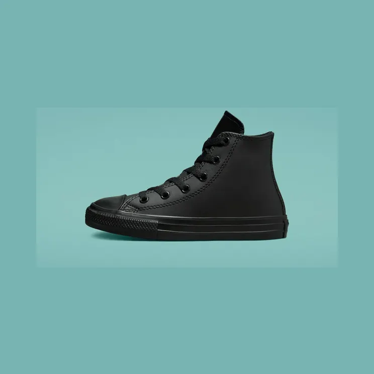 Converse Chuck Taylor All Star Leather Black/Black/Black (A00919C)