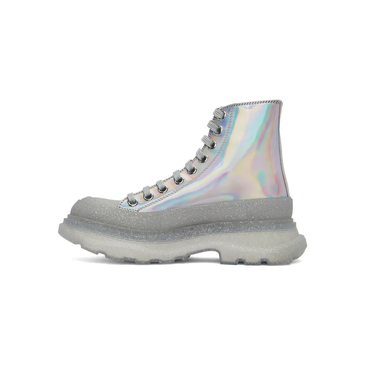 Alexander McQueen Silver Tread Slick High Sneakers (697088W4T71) (3)