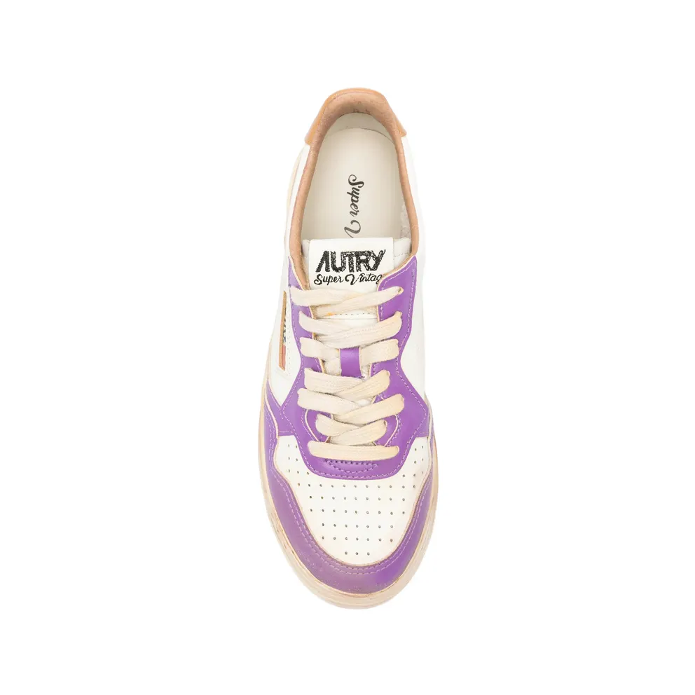 Autry Medalist Low Super Vintage “White/Purple” (AVLW SV59)