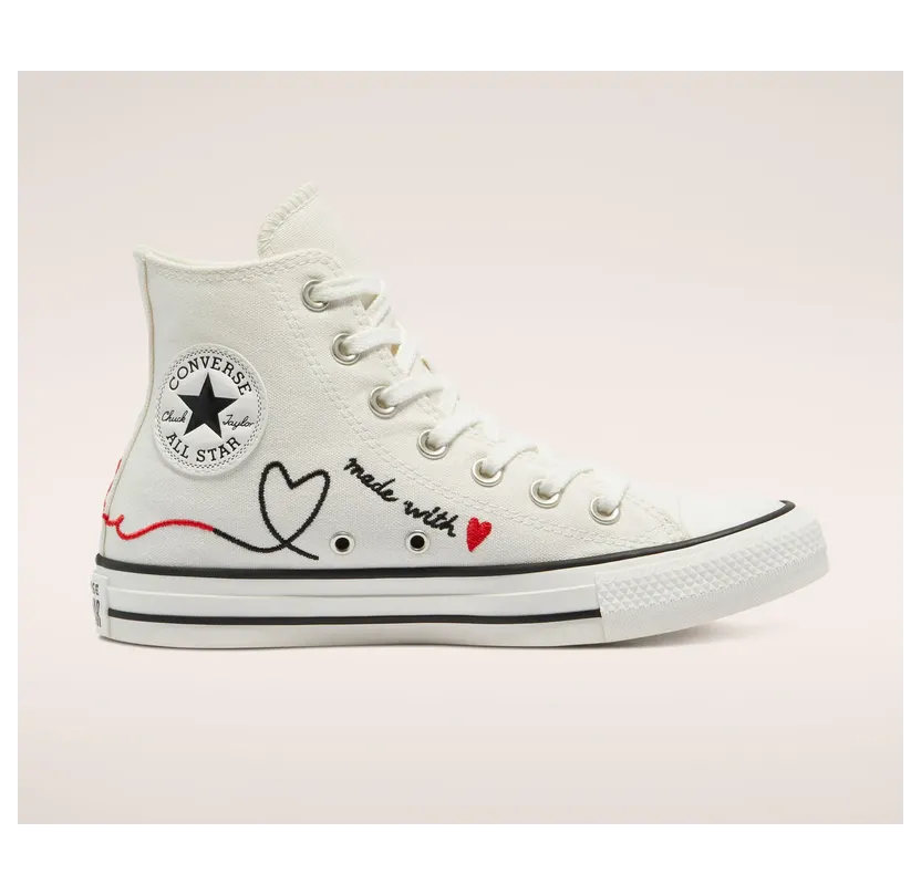 Converse Chuck Taylor All-Star Hi Made with Love White (171159F)