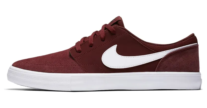 Nike Sb Portmore Ii Solar Dark Team Red/White-Black