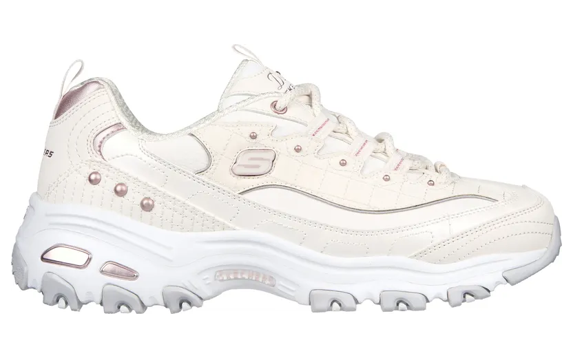 Skechers D’Lites – Wit / Lavendel – “Wit” (149267 WLV)