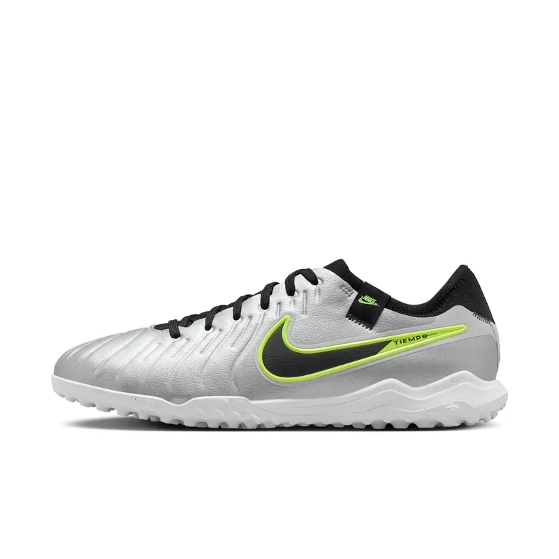 Nike Tiempo Legend 10 Pro TF Metallic Silver Volt Black (DV4336-001)