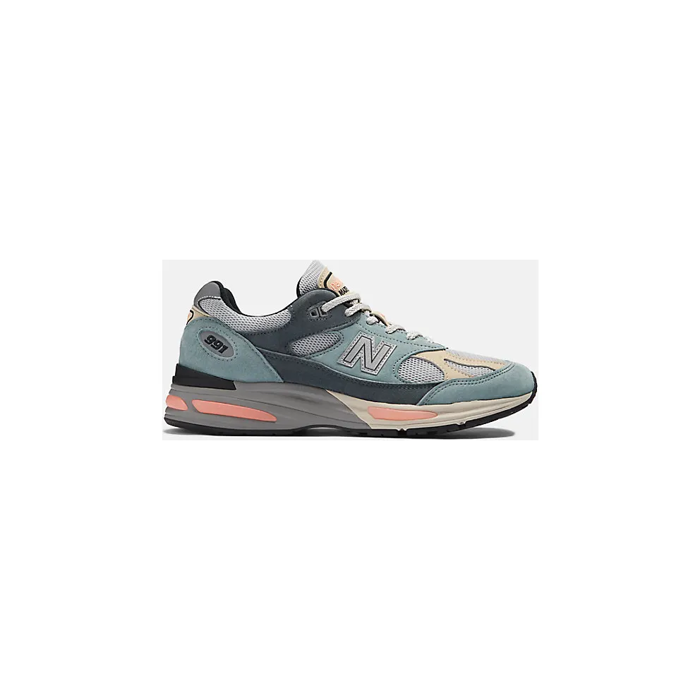 New Balance 991 MiUK Silver Blue Turbulence (U991SG2)