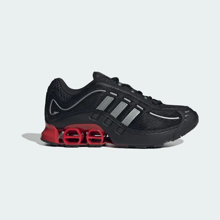 adidas Megaride O1 “Core Black / Better Scarlet / Carbon” (JH7925)