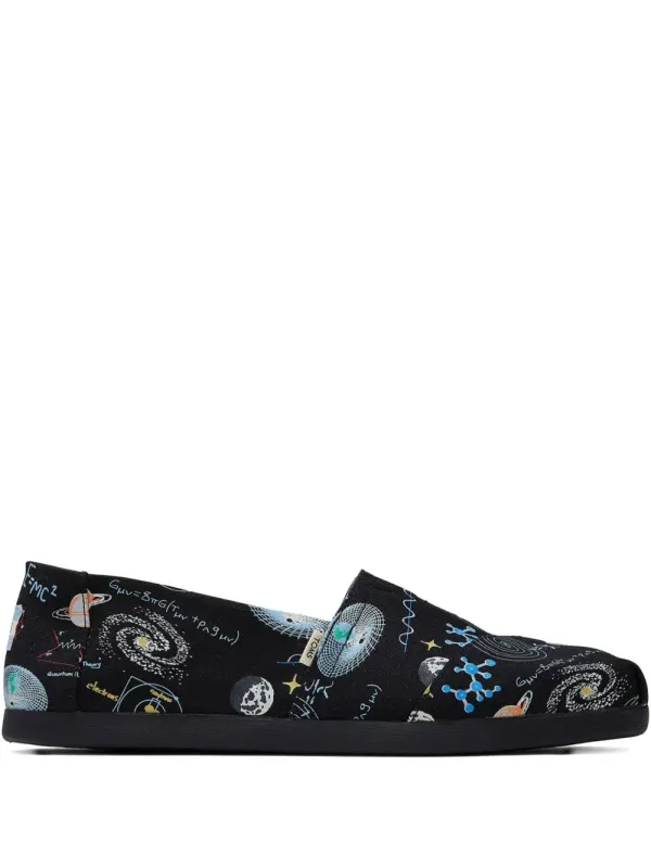 Toms Alpargata Loafer mit Science-Print – Black (10014647)
