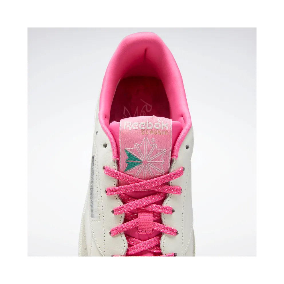 Reebok Club C 85 Shoes Chalk / Chalk / Atomic Pink