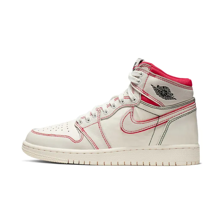 Air Jordan 1 Retro High OG GS Sail Phantom Red (575441-160)