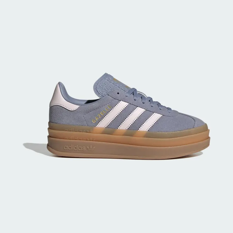 Adidas Gazelle Bold Kids Silver Violet / Almost Pink / Gum (JQ1297)