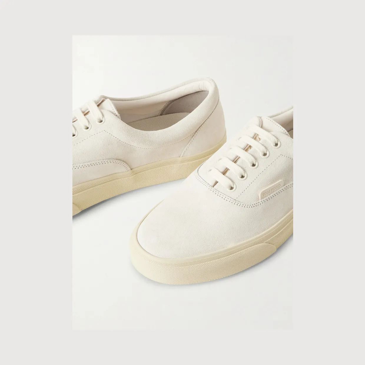 Tom Ford Jude Suede Sneakers Off-white (J1434-LCL123L) (5)