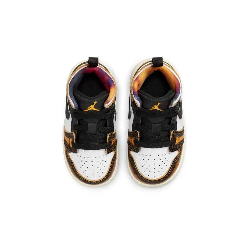 Jordan 1 Mid SE Orange Wear Away (DQ8420-071)