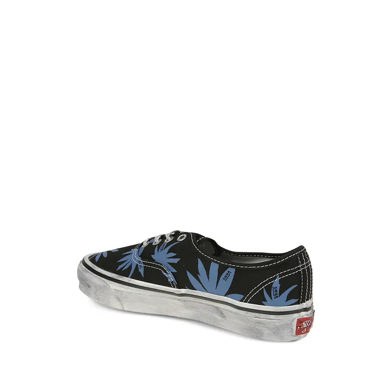 Vans Authentic 44 Leaf-print “Black/Blue” (VN000DB8 CJI1)
