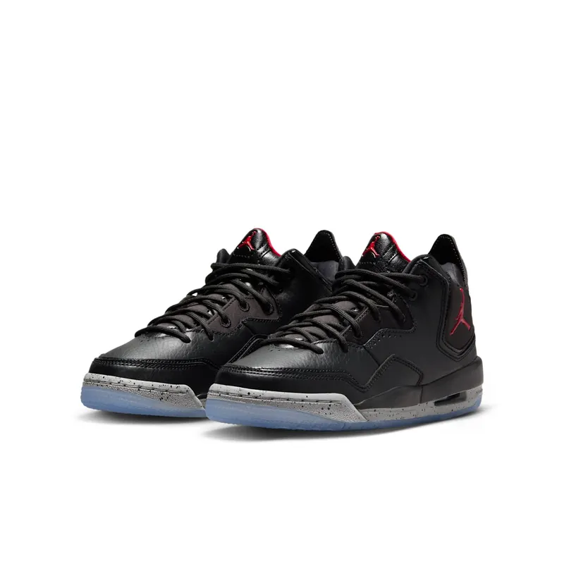 Jordan Courtside 23 Black Cement (GS) Black/Gym Red-Particle Grey (AR1002-023)