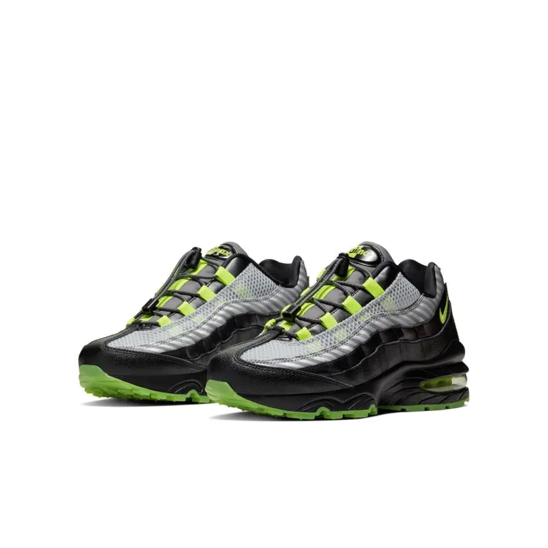 Nike Air Max 95 Black Gunsmoke Volt (GS) Black/Black/Gunsmoke (BQ4747-001)