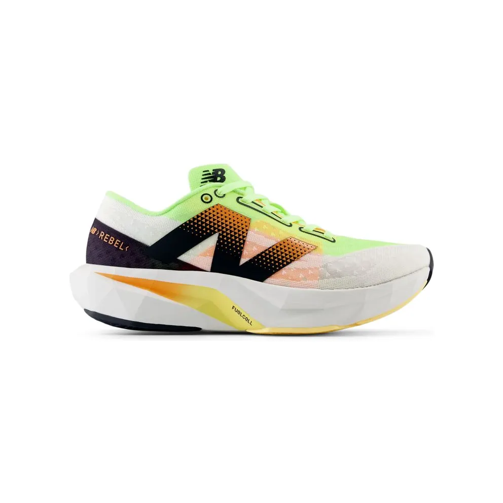 New Balance FuelCell Rebel v4 Bleached Lime Glo Hot Mango (MFCXLL4)