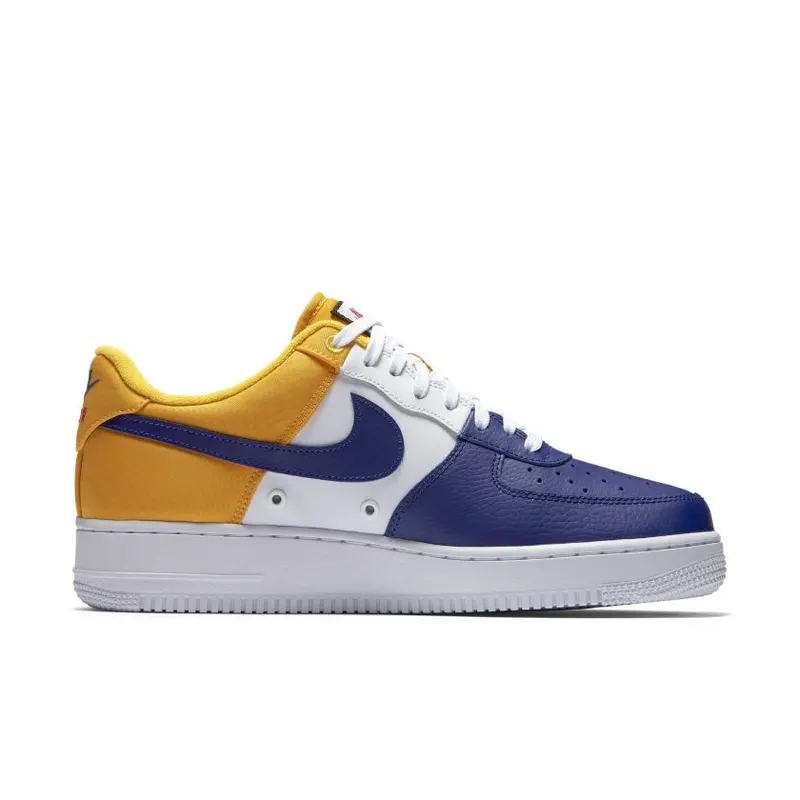 Nike Air Force 1 Low Barcelona Mini Swoosh Deep Royal Blue/University Gold-University Red (823511-404)