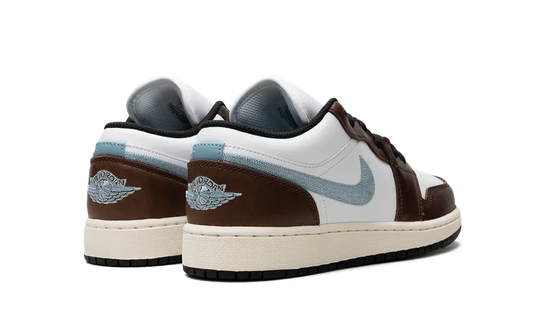 Air Jordan 1 Low GS “Brown White Blue” (FQ8156-142)