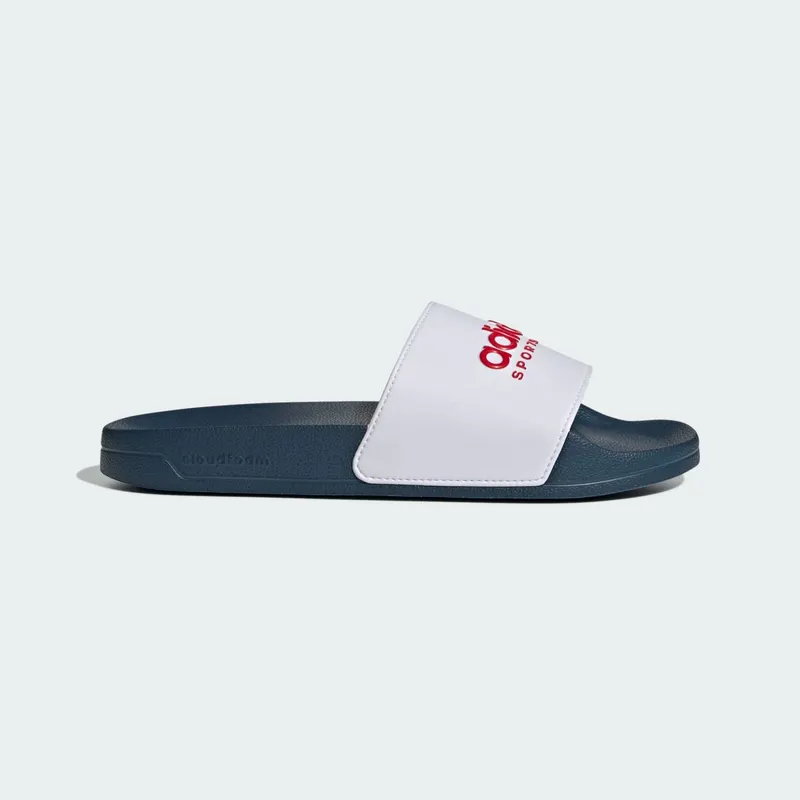 Adidas adilette Shower Slides Cloud White / Better Scarlet / Team Navy Blue 2 (II0017)