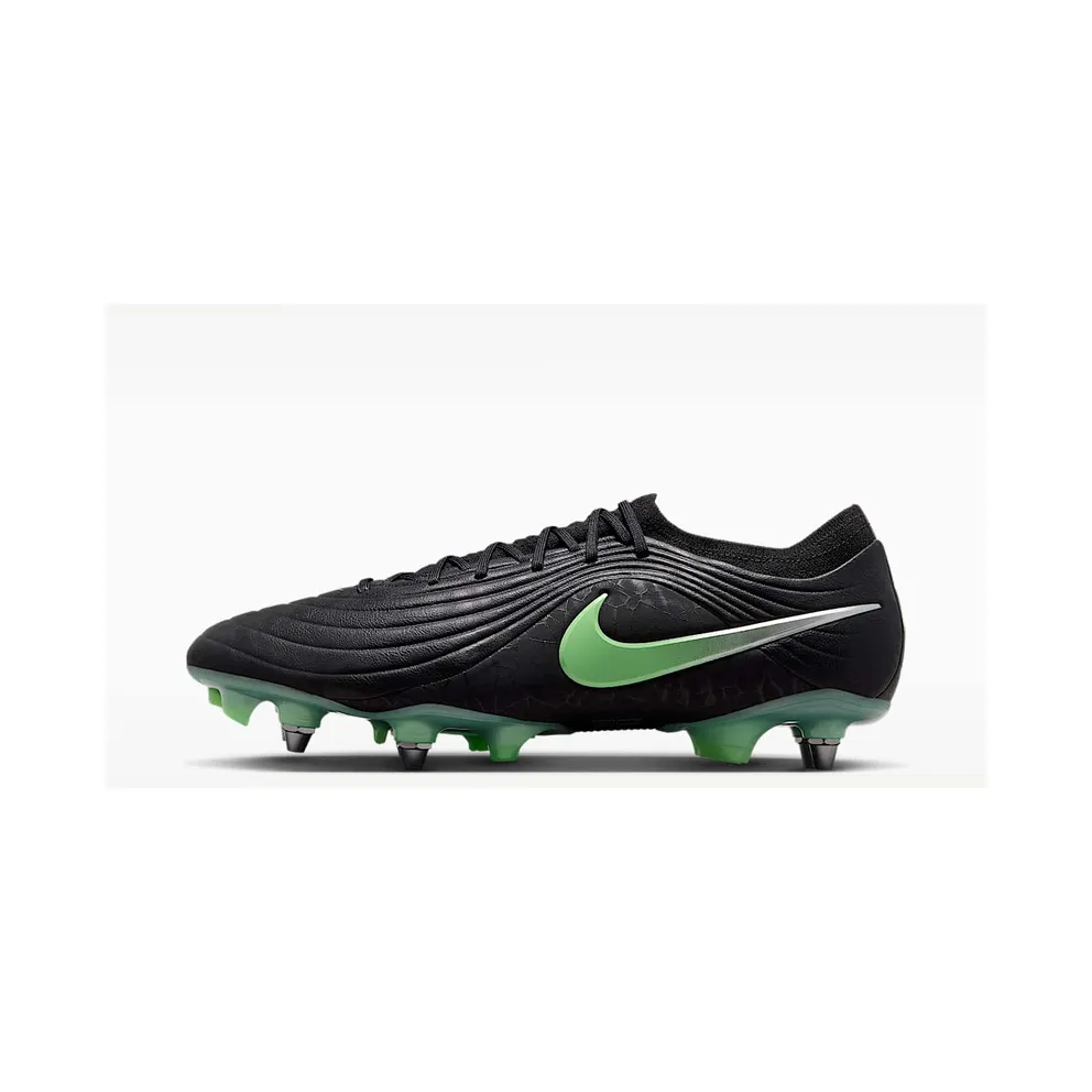 Nike Tiempo Maestro Elite Soft-Ground Low-Top “Black/Black/Illusion Green” (IB4472-001)