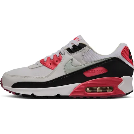Nike Air Max 90 “White / Aster Pink / Black / Light Silver” (DH8010-105)