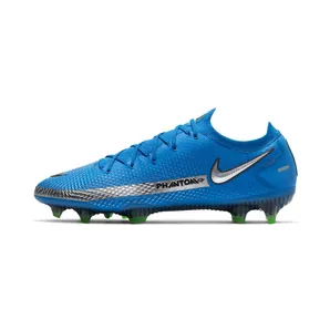 Nike Phantom GT Elite FG “Photo Blue / Rage Green / Metallic Silver” (CK8439-400)