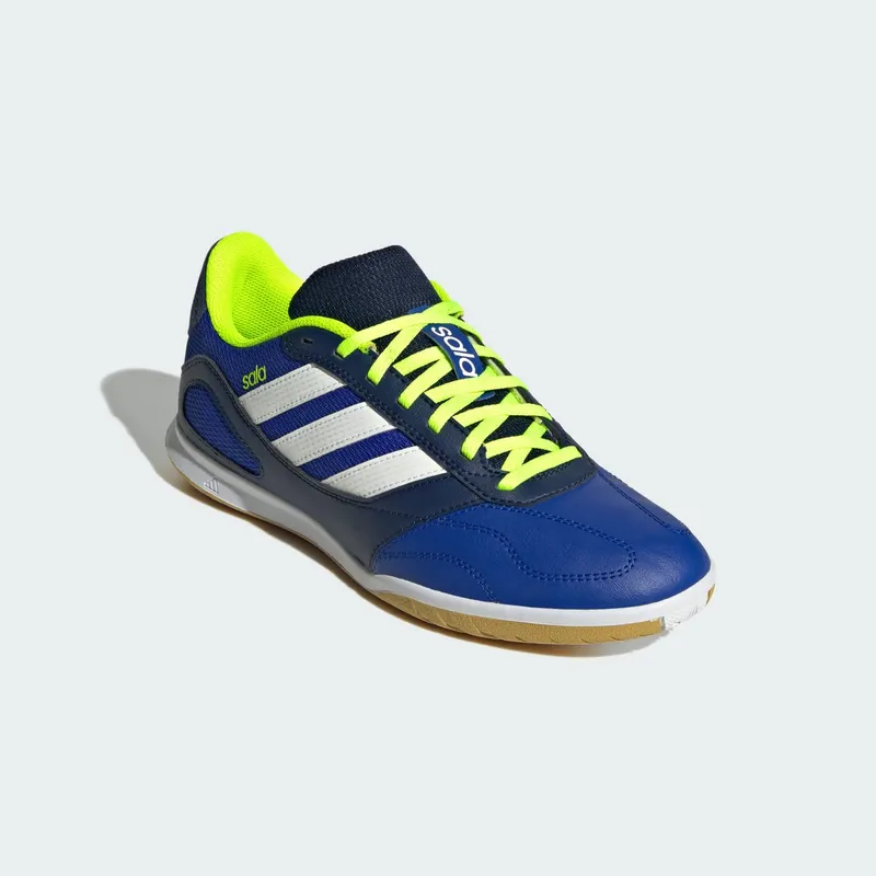 adidas Super Sala Competition 3 Indoor Lucid Blue Cloud White Lucid Lemon (JR5398)