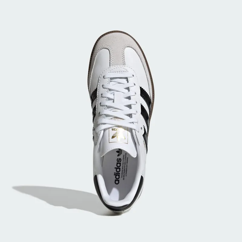 adidas Samba OG White Black Patent Stripes (JQ2846)