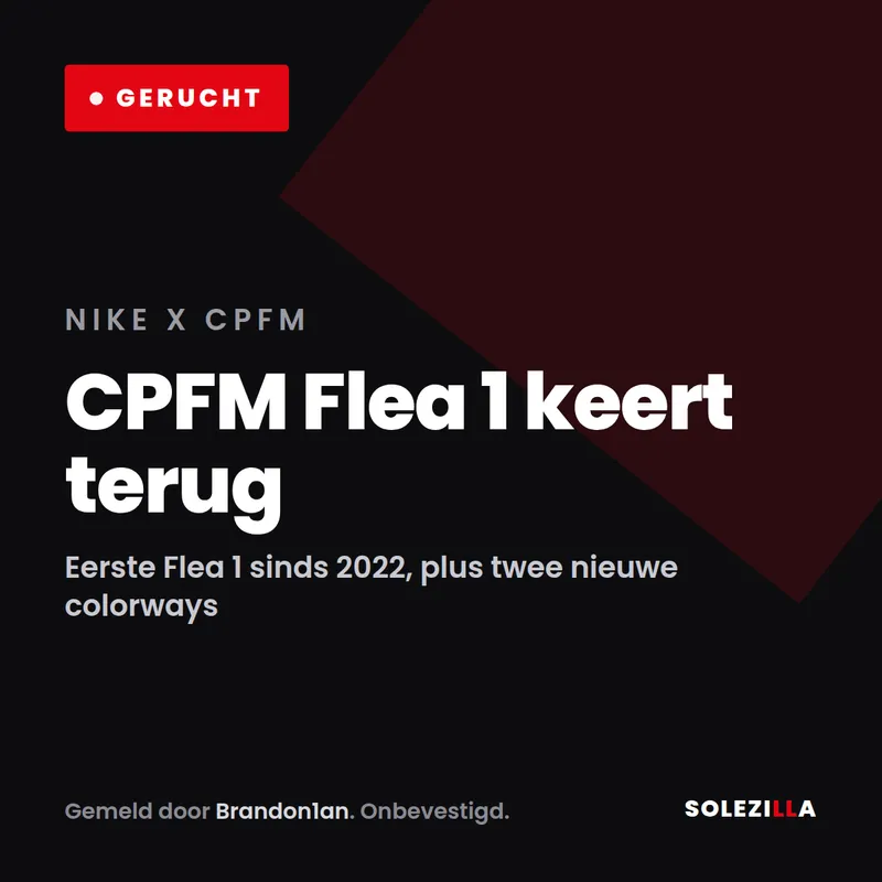 CPFM brengt de Flea 1 terug — en kijk eerst wat de 2022-editie nu kost