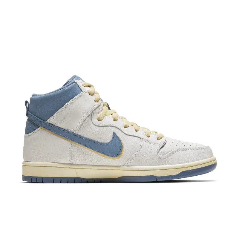 Nike SB Dunk High Atlas Lost at Sea (2020) White/Blue-Yellow (CZ3334-100)