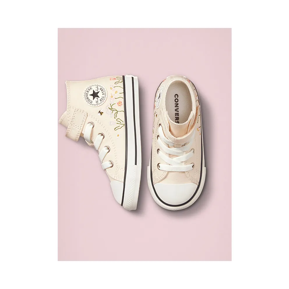 Converse Chuck Taylor All Star Easy-On Floral Embroidery Natural Ivory/white/black (A01617C)