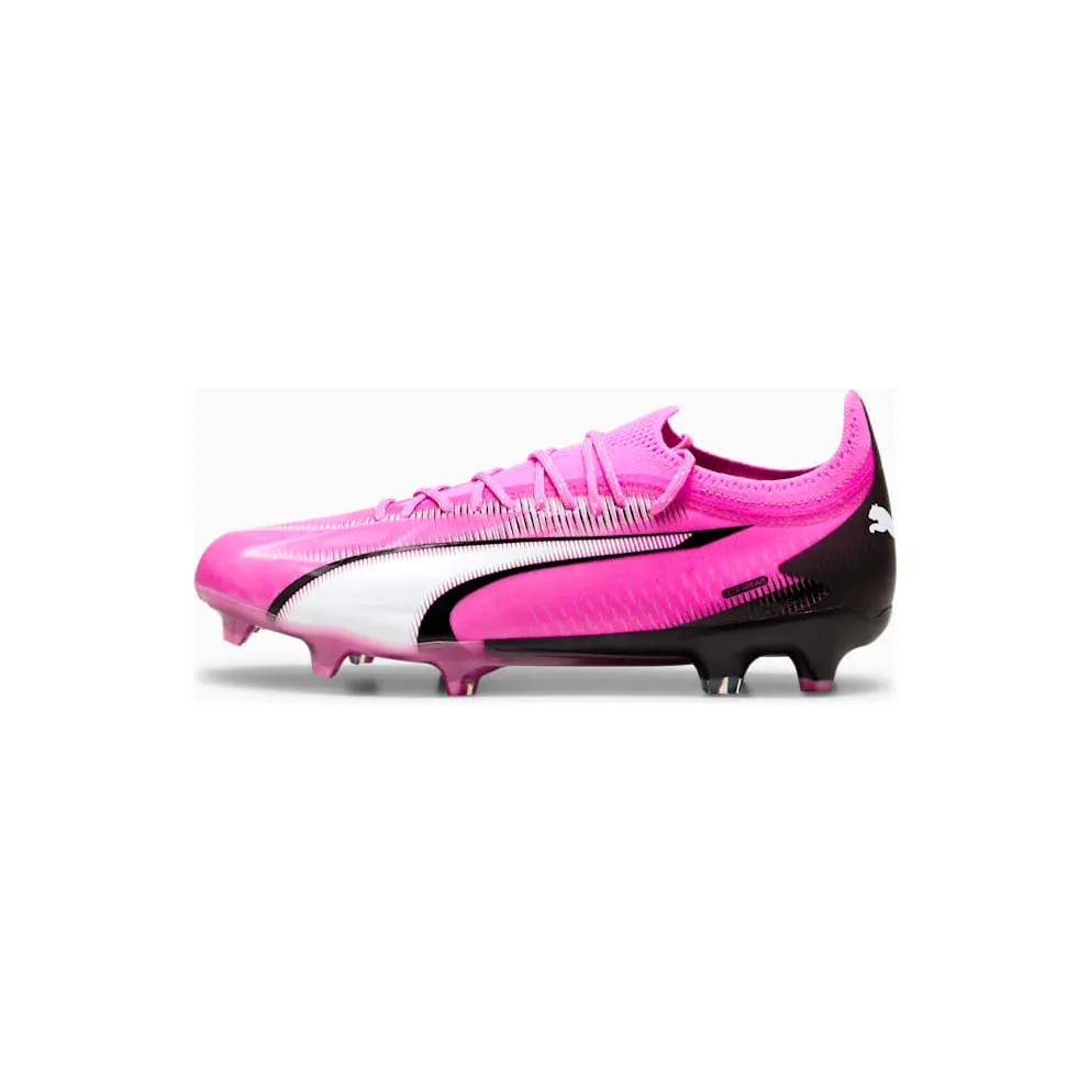 Puma Ultra Ultimate FG Cleats “Pink White Black” (107744-01)