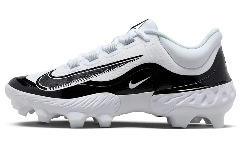 Nike Alpha Huarache Elite 4 Low MCS “White Black” (FD6255-101)